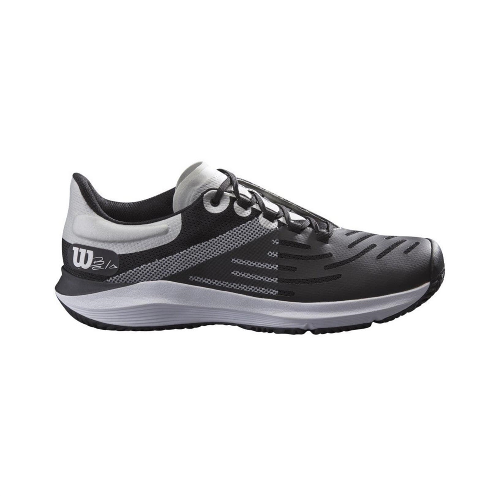 Se Wilson Kaos Bela Dame Black/Silver/White hos Padelshoppen.com